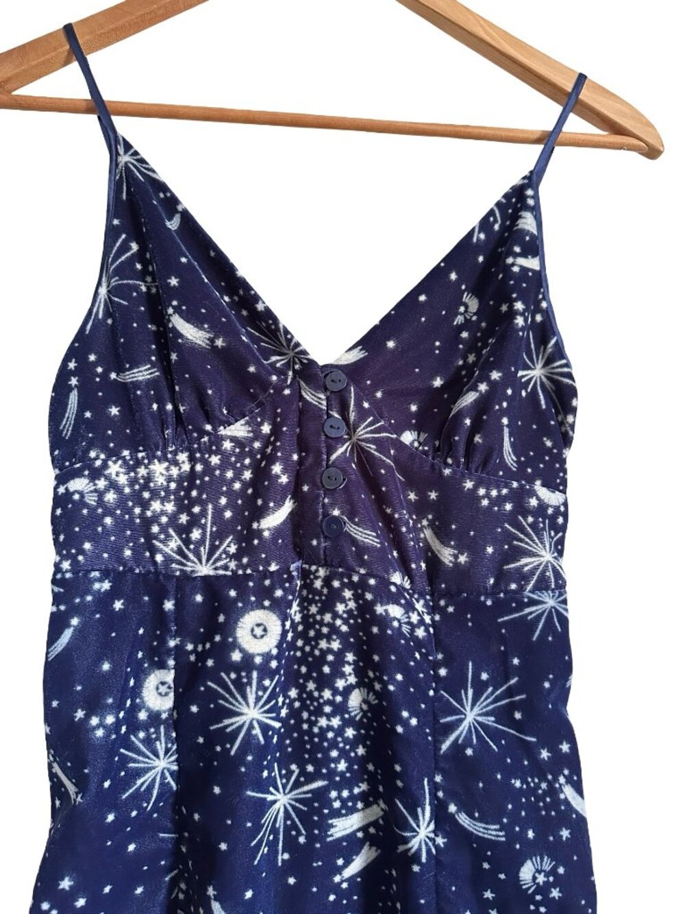 UO Urban Outfitters Rooftop Velvet Celestial Constellation Fairy Witchy Dress S